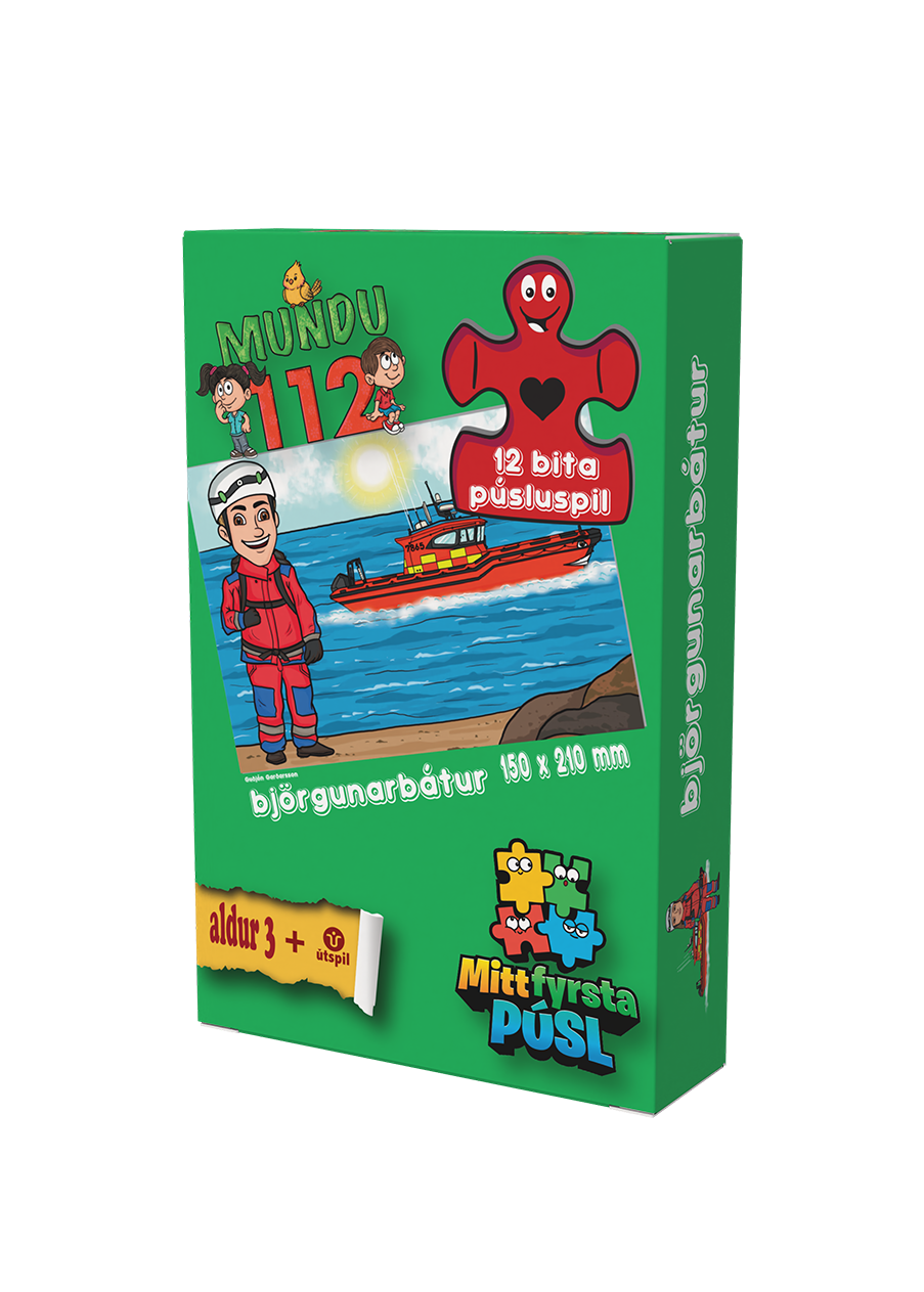 Mundu 112 Púsluspil-Björgunarbátur (strákur)