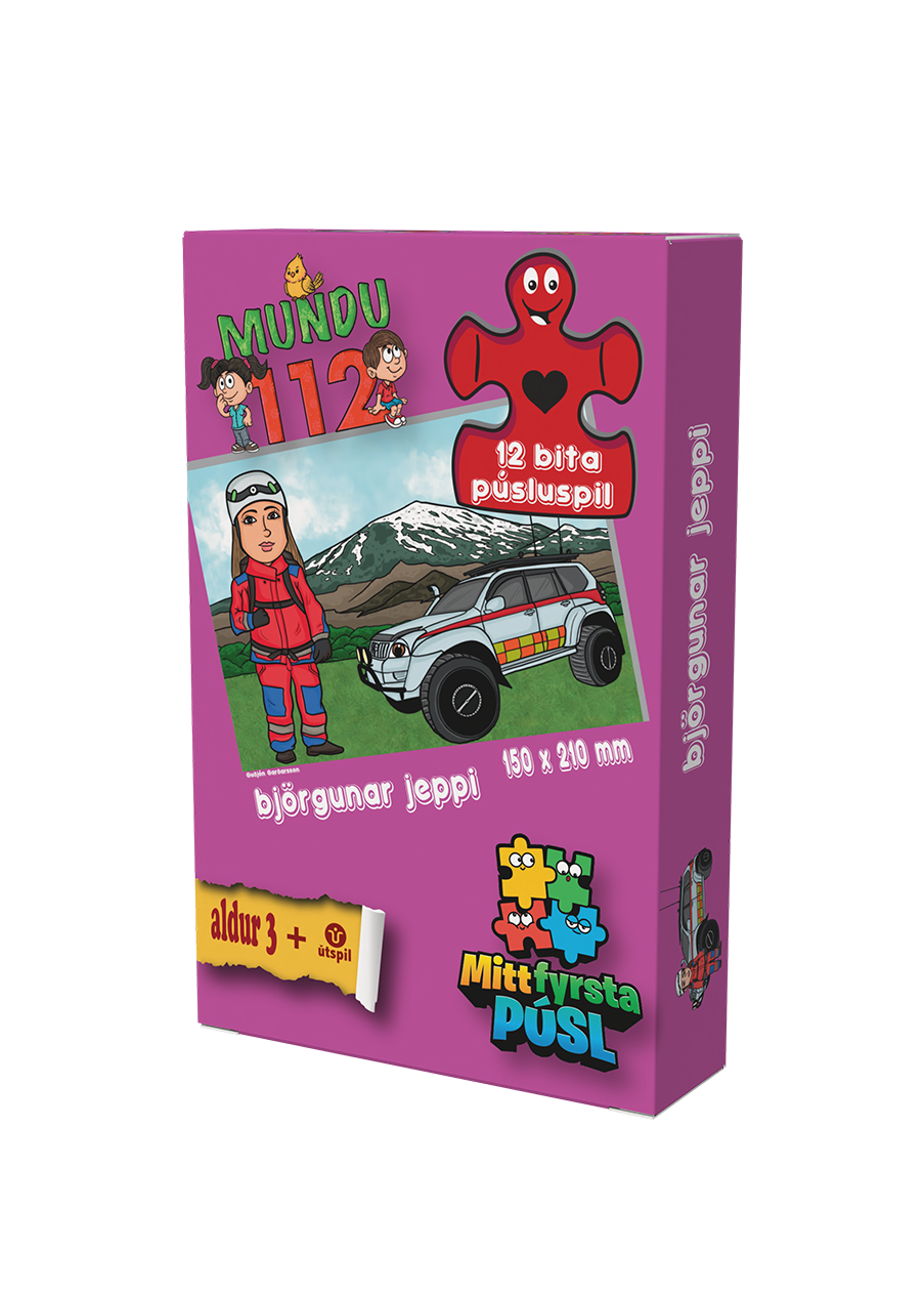 Mundu 112 Púsluspil-Björgunarjeppi (stelpa)