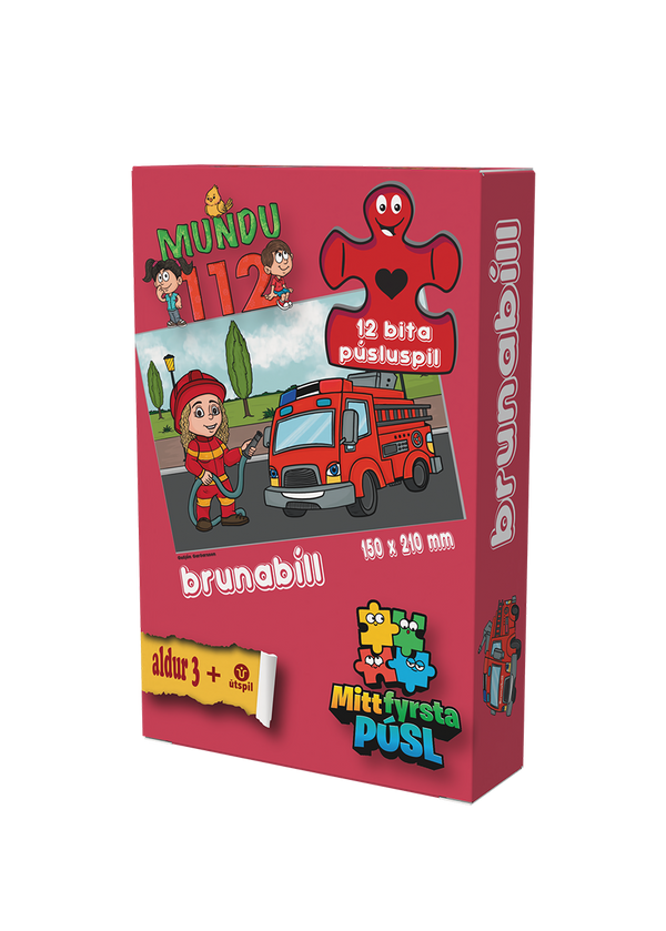 Mundu 112 Púsluspil-Brunabíll (stelpa)