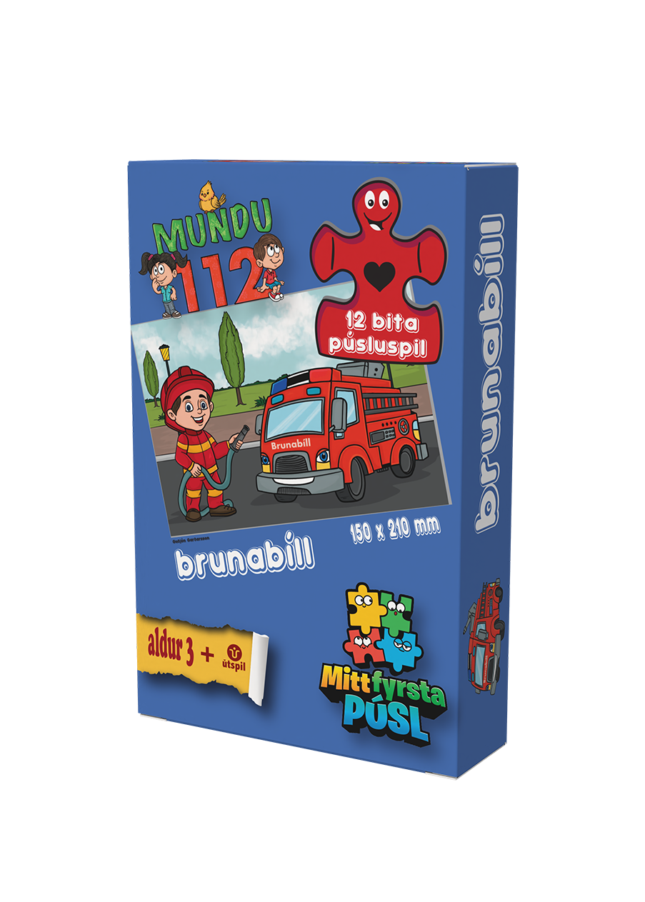Mundu 112 Púsluspil-Brunabíll (strákur)