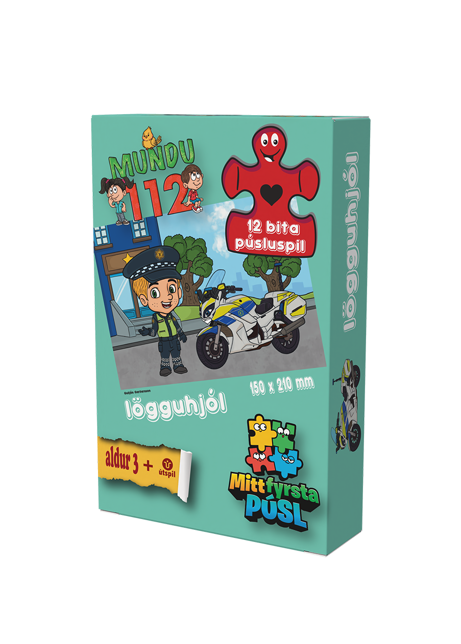 Mundu 112 Púsluspil-Lögguhjól (strákur)