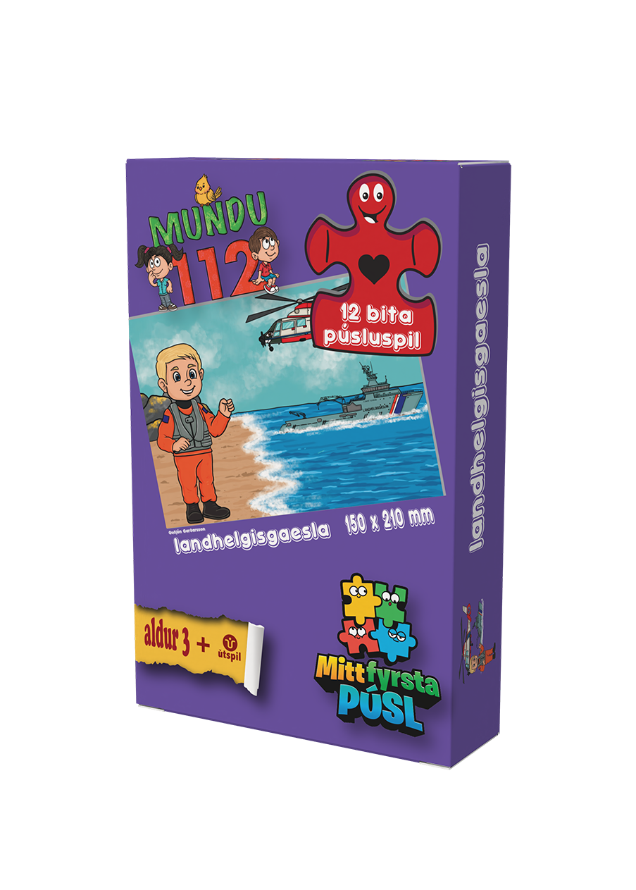 Mundu 112 Púsluspil-Landhelgisgæslan (strákur)